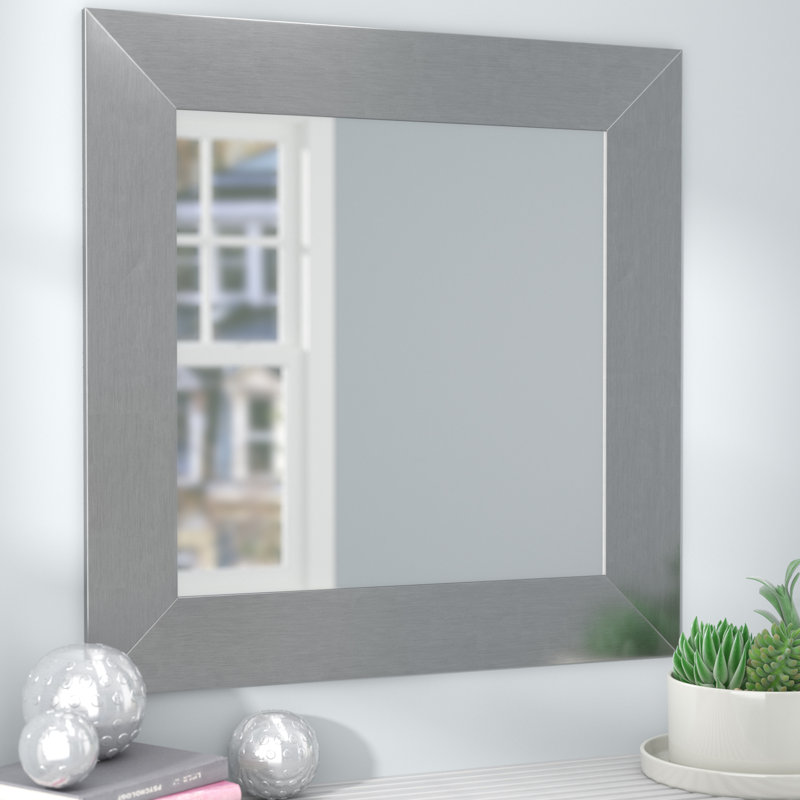 Wade Logan® Industrial Wall Mirror & Reviews Wayfair